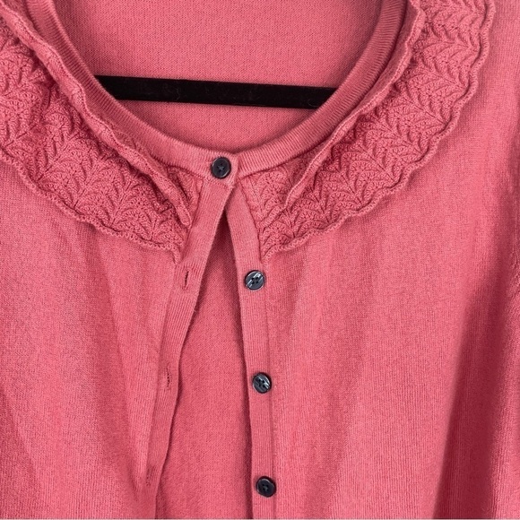 Anthropologie Boden rose cardigan US 20 - Picture 3 of 6